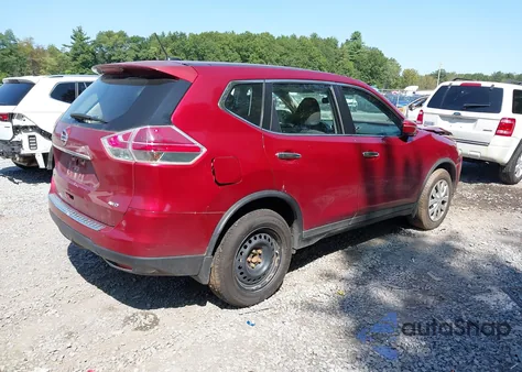 2015 Nissan Rogue S из США, поврежденный, VIN KNMAT2MV1FP580890